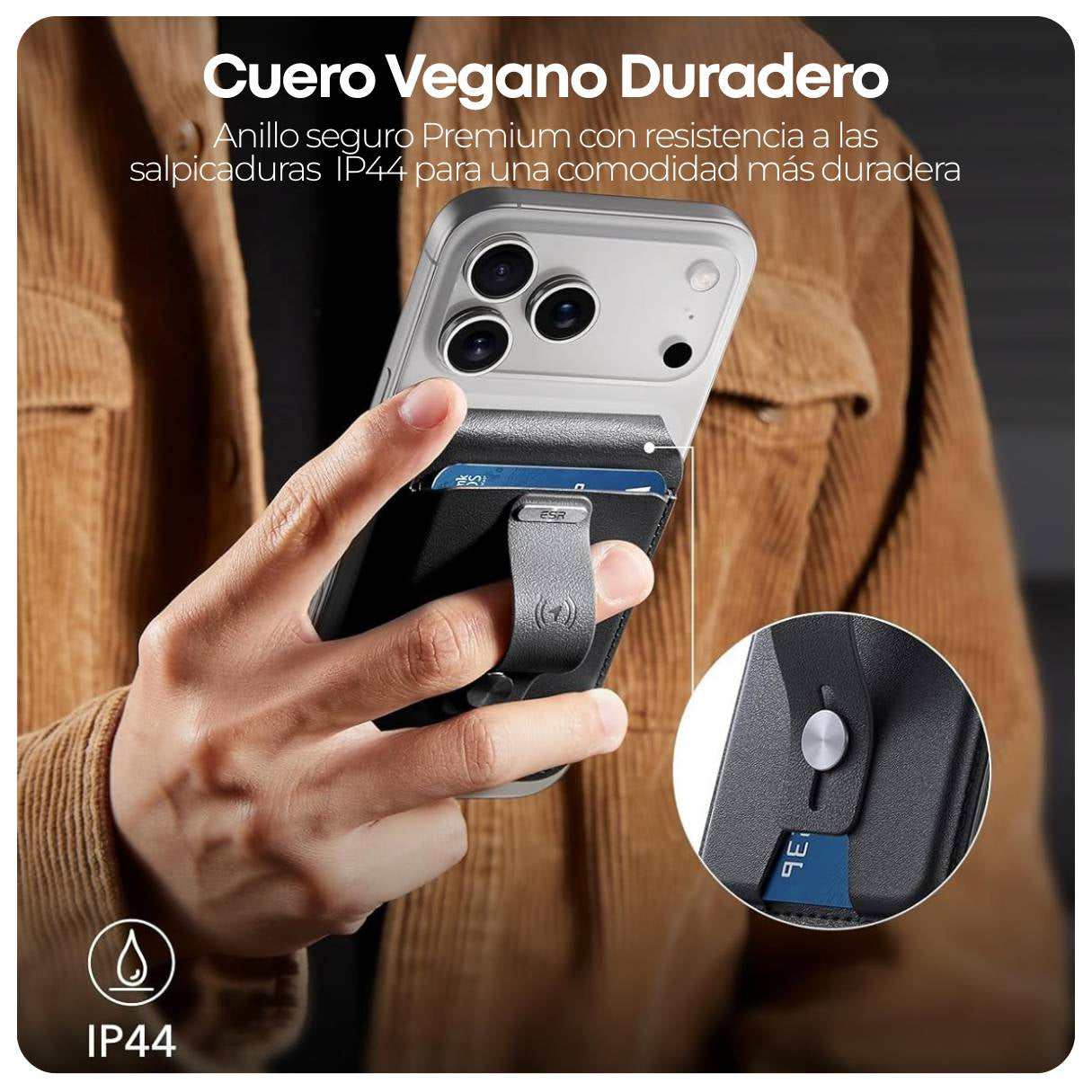 ESR Geo HaloLock - Billetera MagSafe con Find My