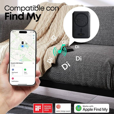 ESR Geo HaloLock - Billetera MagSafe con Find My