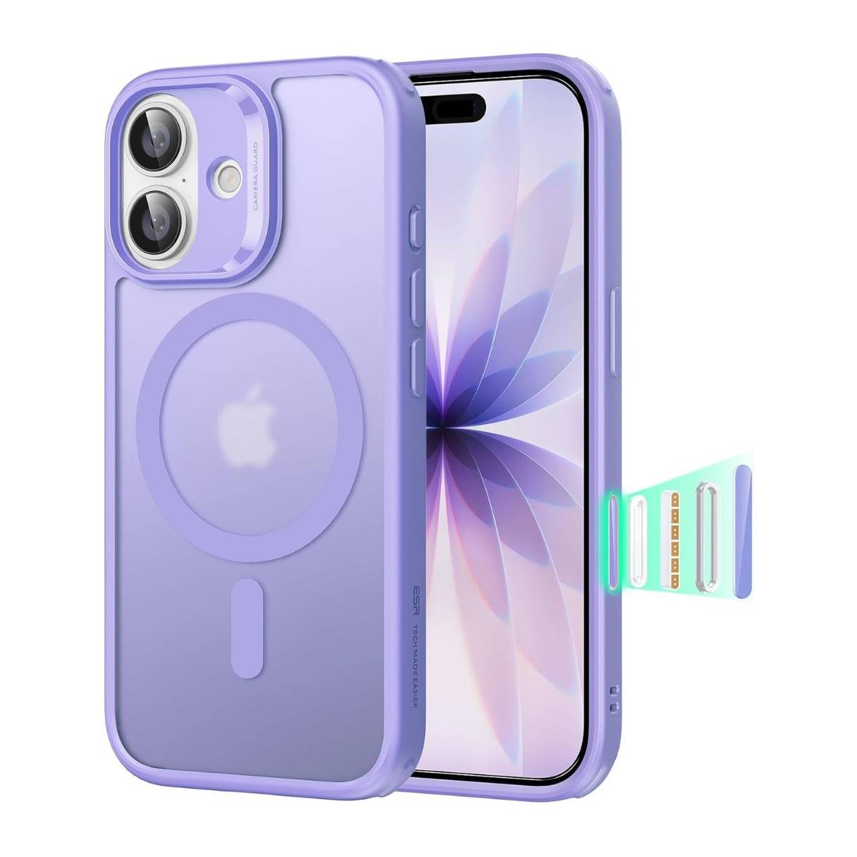 ESR Funda MagSafe Lila – iPhone 17