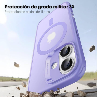 Funda ESR para iPhone 17 con MagSafe, compatible con carga Qi2 de 25W, protección de grado militar 3X, funda lila