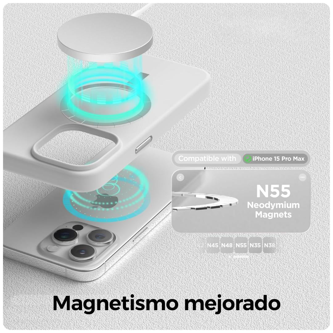 Elago estuche blanco con MagSafe para iPhone 15 Pro Max