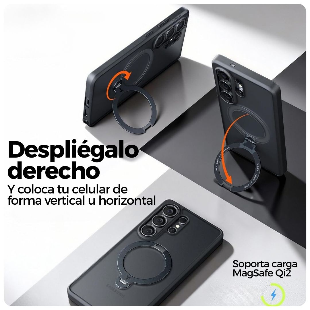 Torras Q3 Spin estuche negro para Samsung S26 Ultra