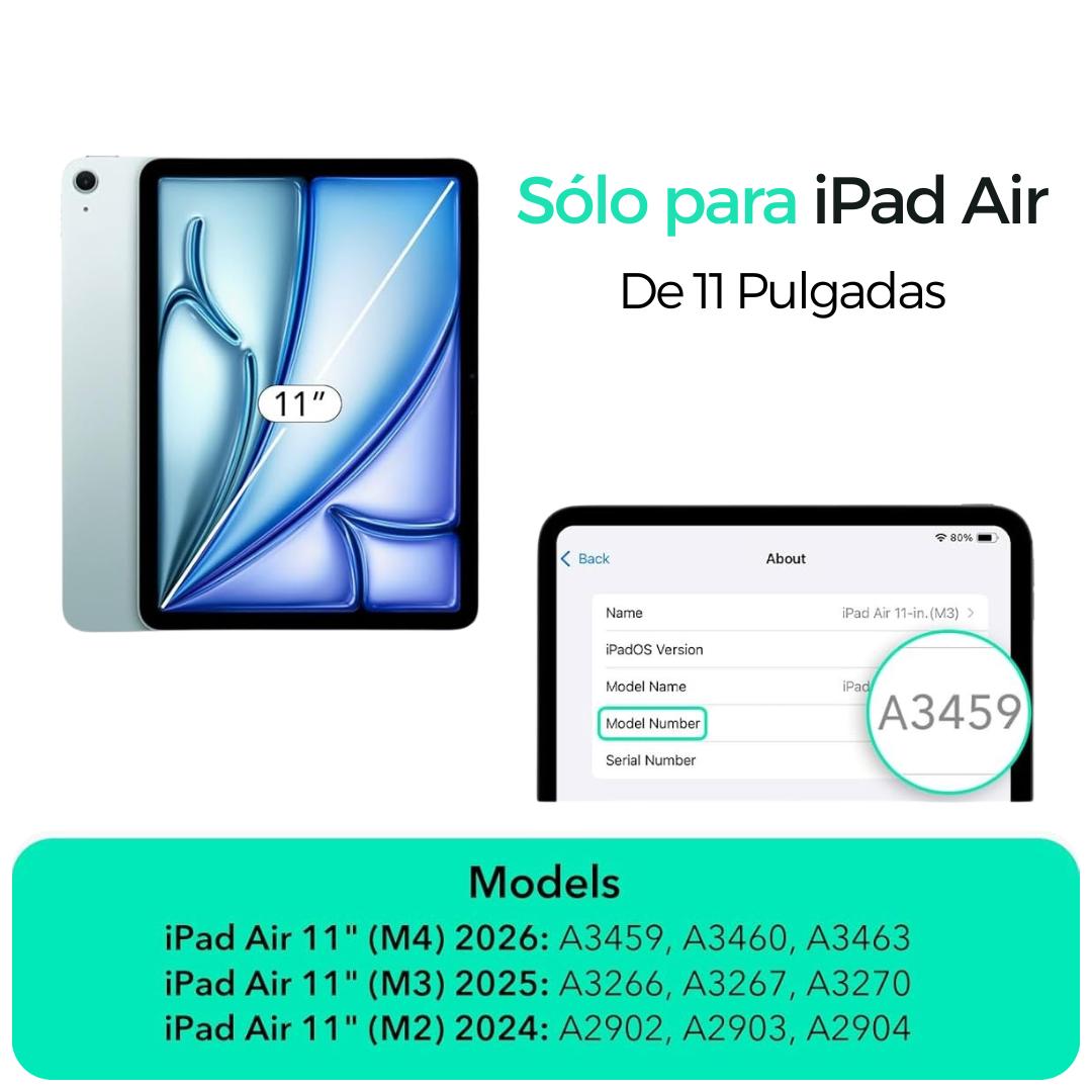 ESR Mica de Vidrio para iPad Air 11” M2 a M4