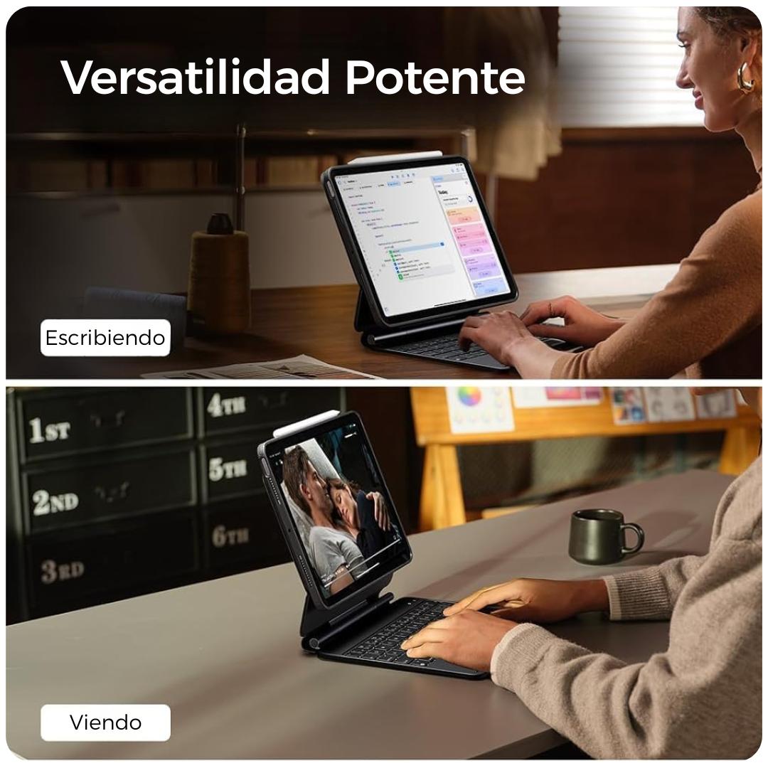 ESR Funda con Teclado para iPad Pro M5 M4 de 11”