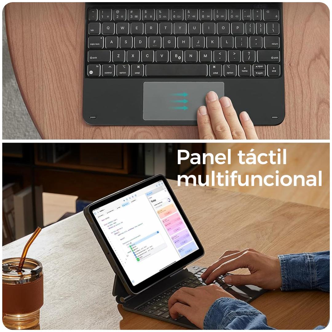 ESR Funda con Teclado para iPad Pro M5 M4 de 11”