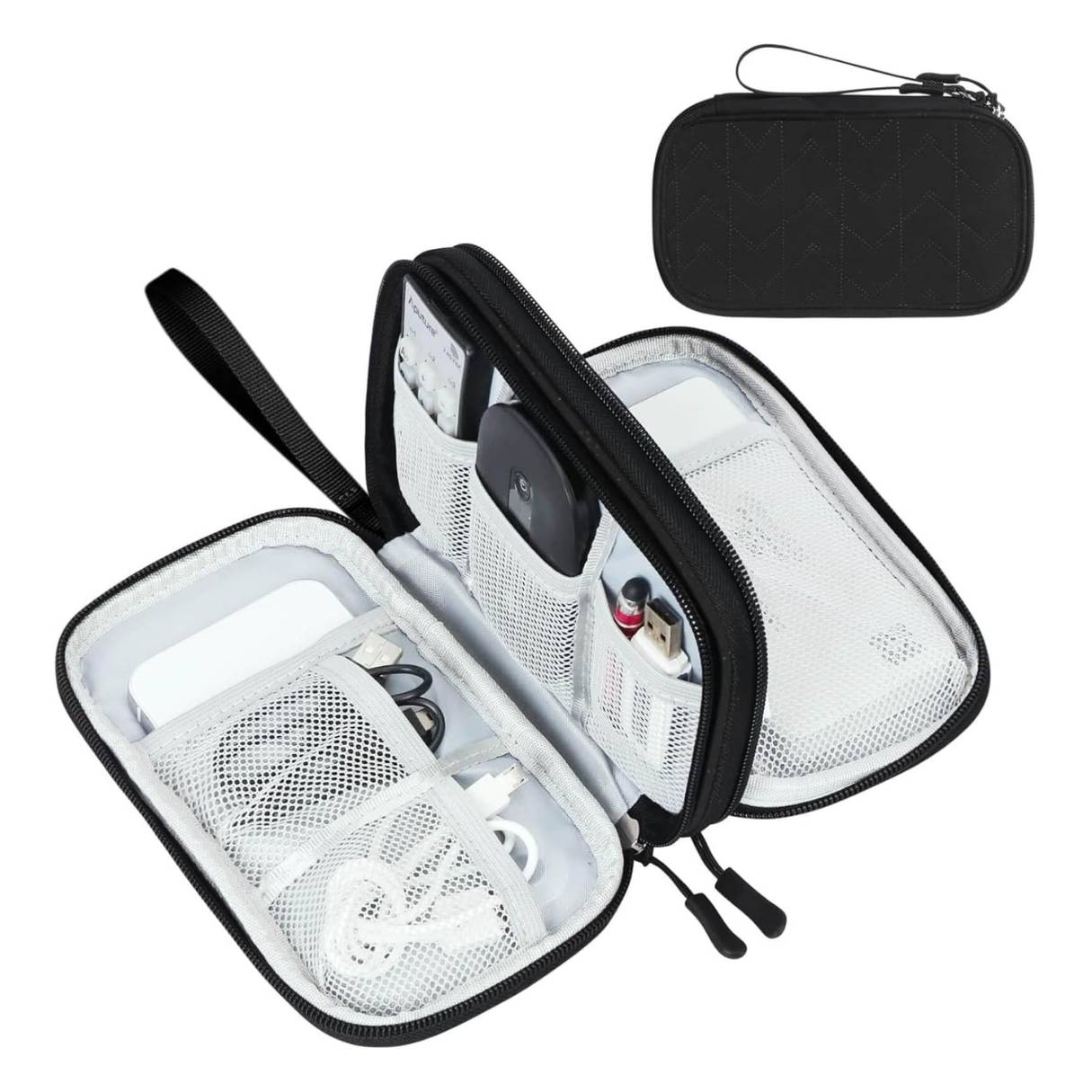 FYY Organizador de Accesorios, estuche impermeable color negro