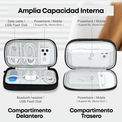 FYY Organizador de Accesorios, estuche impermeable color negro