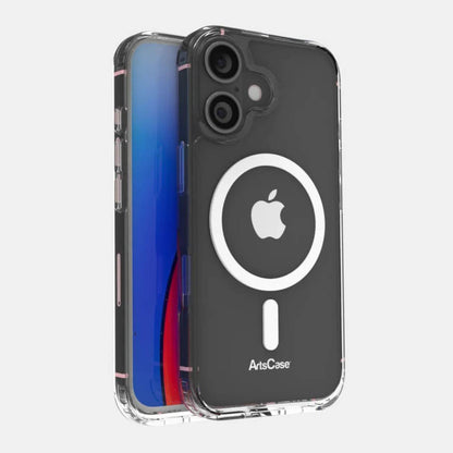 Funda ArtsCase para iPhone 17 con MagSafe, protección de grado militar, transparente