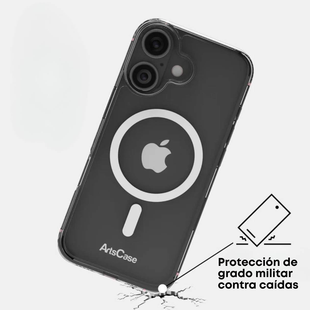 ArtsCase Funda MagSafe Transparente – iPhone 17