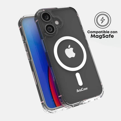 Funda ArtsCase para iPhone 17 con MagSafe, protección de grado militar, transparente
