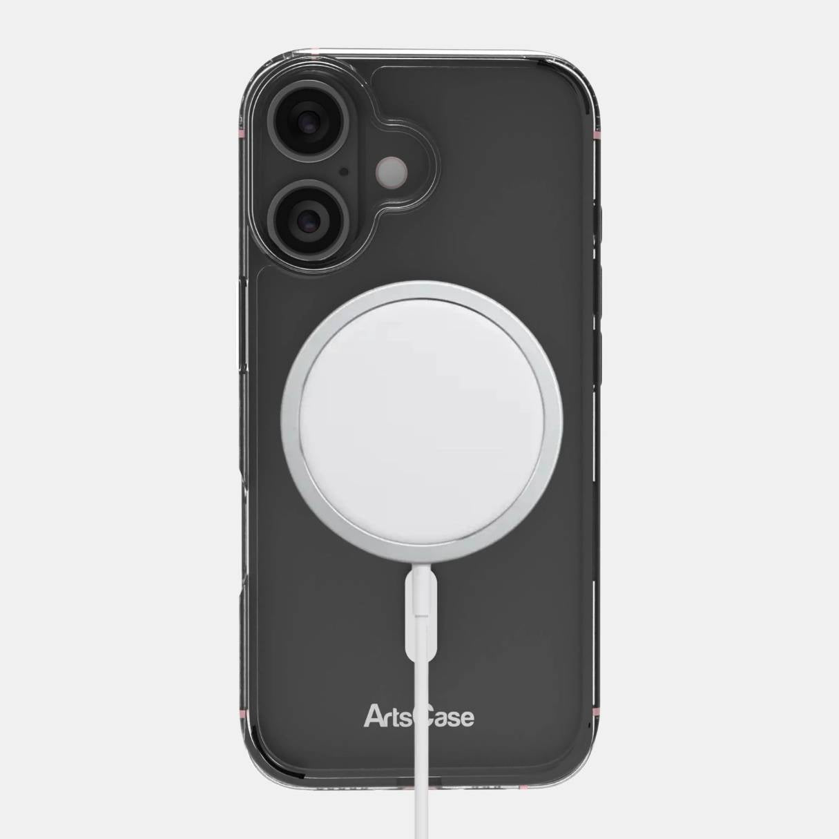 Funda ArtsCase para iPhone 17 con MagSafe, protección de grado militar, transparente