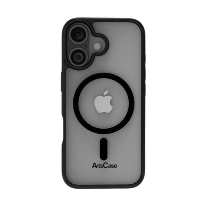 Funda ArtsCase para iPhone 17 con MagSafe, protección de grado militar, funda transparente bordes negros