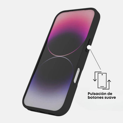ArtsCase Funda MagSafe Transparente Bordes Negros – iPhone 17 Pro