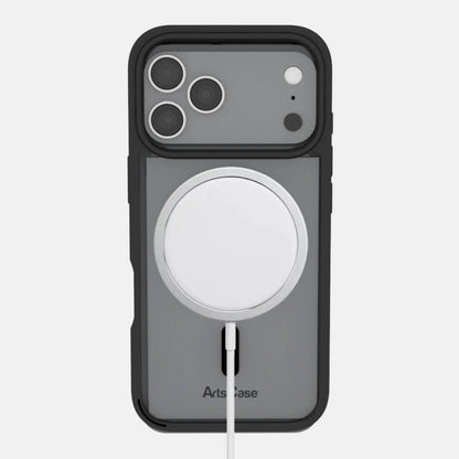 Funda ArtsCase para iPhone 17 Pro Max con MagSafe, protección de grado militar, transparente bordes negros