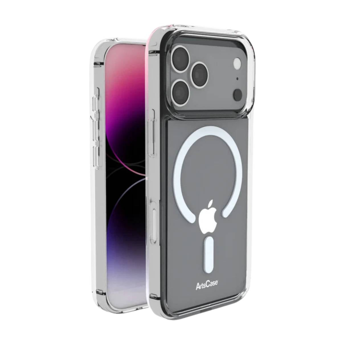 ArtsCase Funda MagSafe Transparente para iPhone 17 Pro
