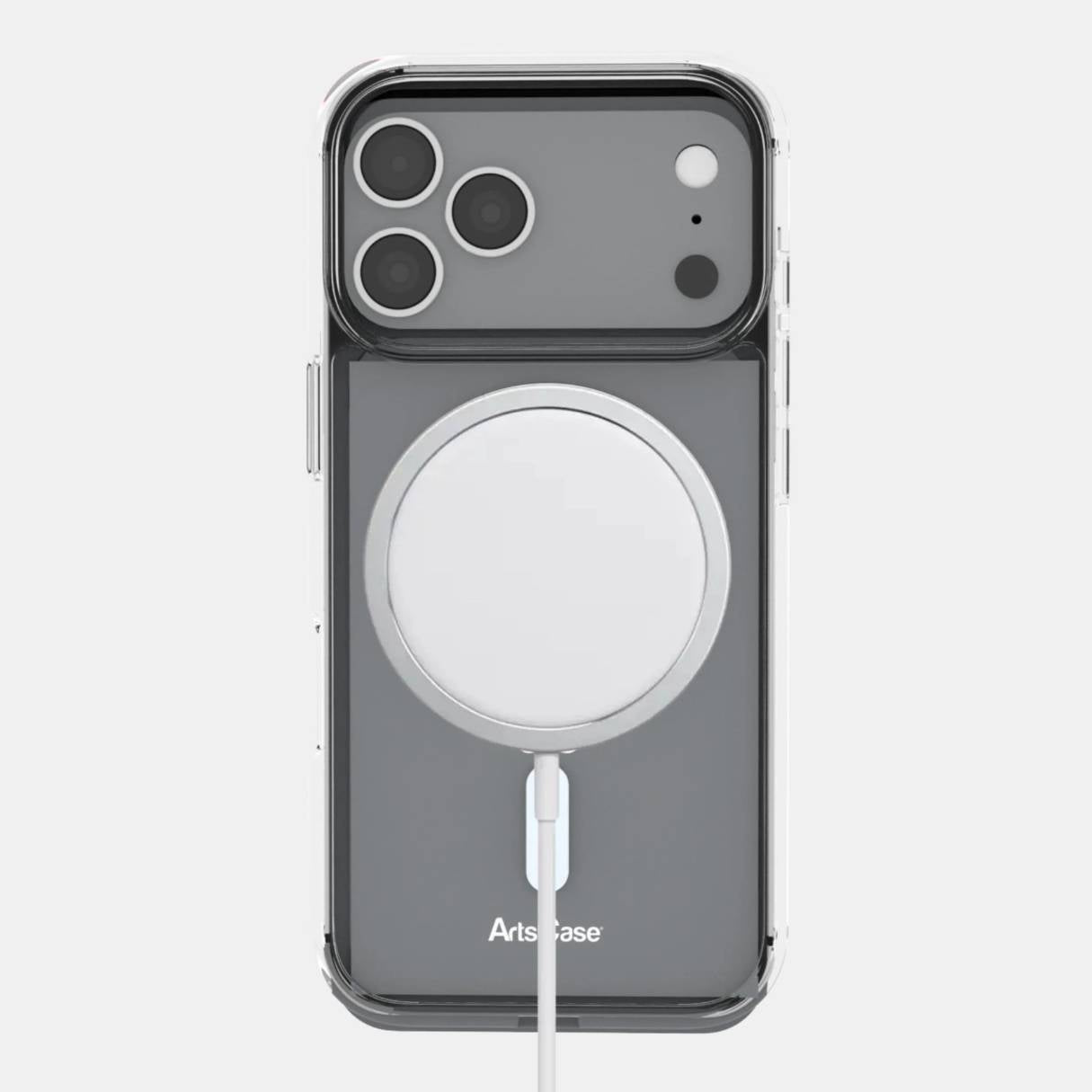 ArtsCase Funda MagSafe Transparente para iPhone 17 Pro