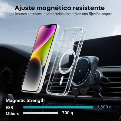 ESR Funda MAgSafe para iPhone 14/13 transparente