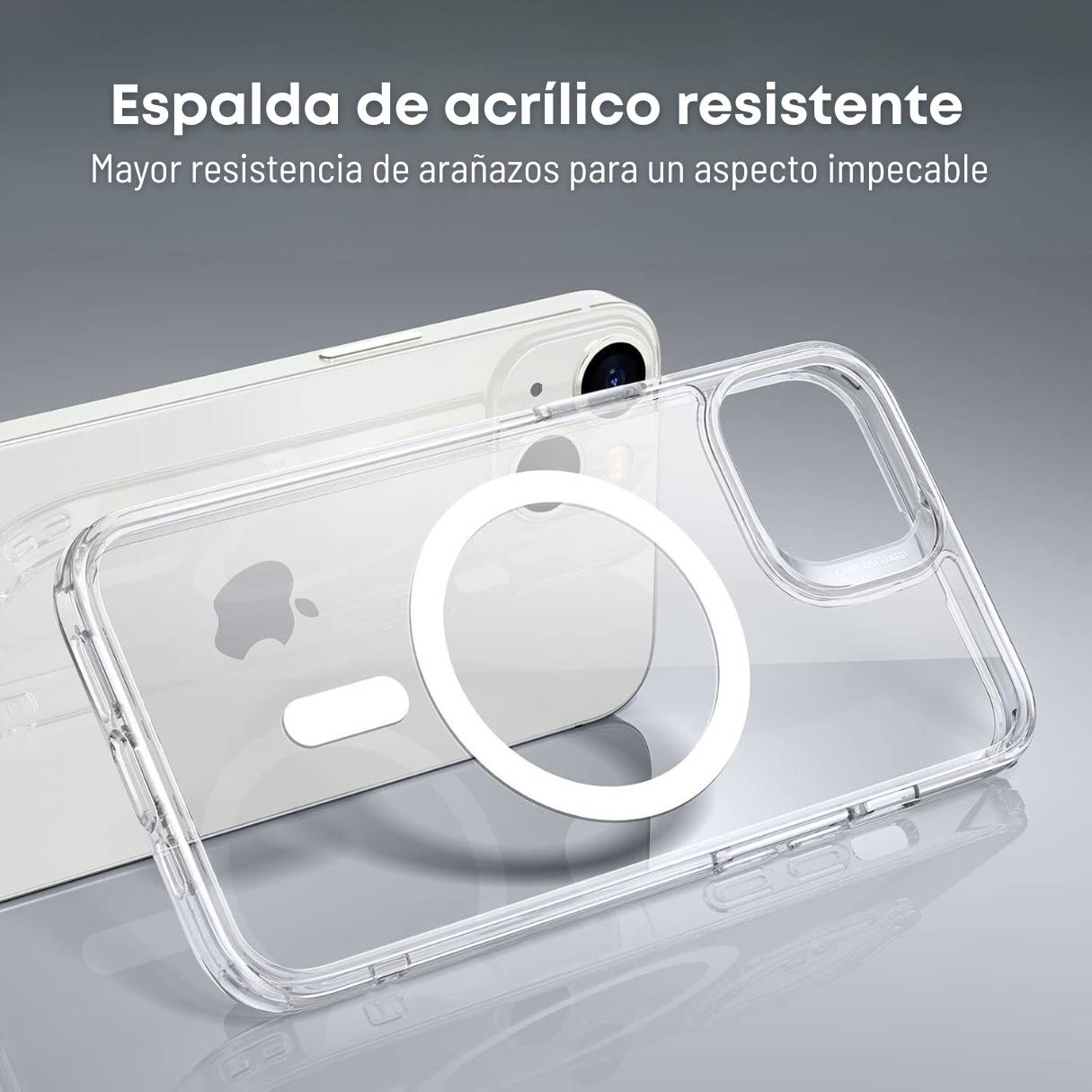 Funda ESR para iPhone 14/13 con MagSafe, protección de grado militar 3X, resistente al amarilleo. transparente