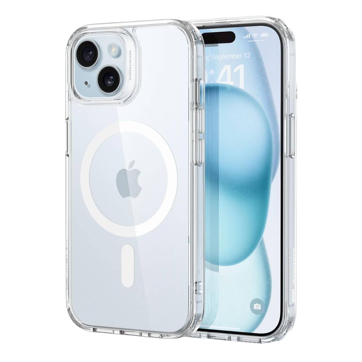 ESR Funda MagSafe para iPhone 15 transparente