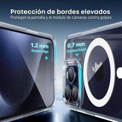 Funda ESR para iPhone 15 Pro Max con MagSafe, protección de grado militar 3X, funda transparente