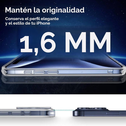 Funda ESR para iPhone 15 Pro Max con MagSafe, protección de grado militar 3X, funda transparente