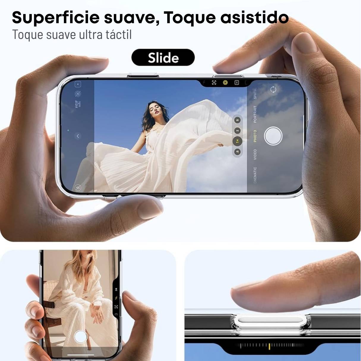 Funda ESR para iPhone 16 Pro con MagSafe, protección de grado militar 3X, anti amarilleo, soporte de anillo de cámara, funda transparente