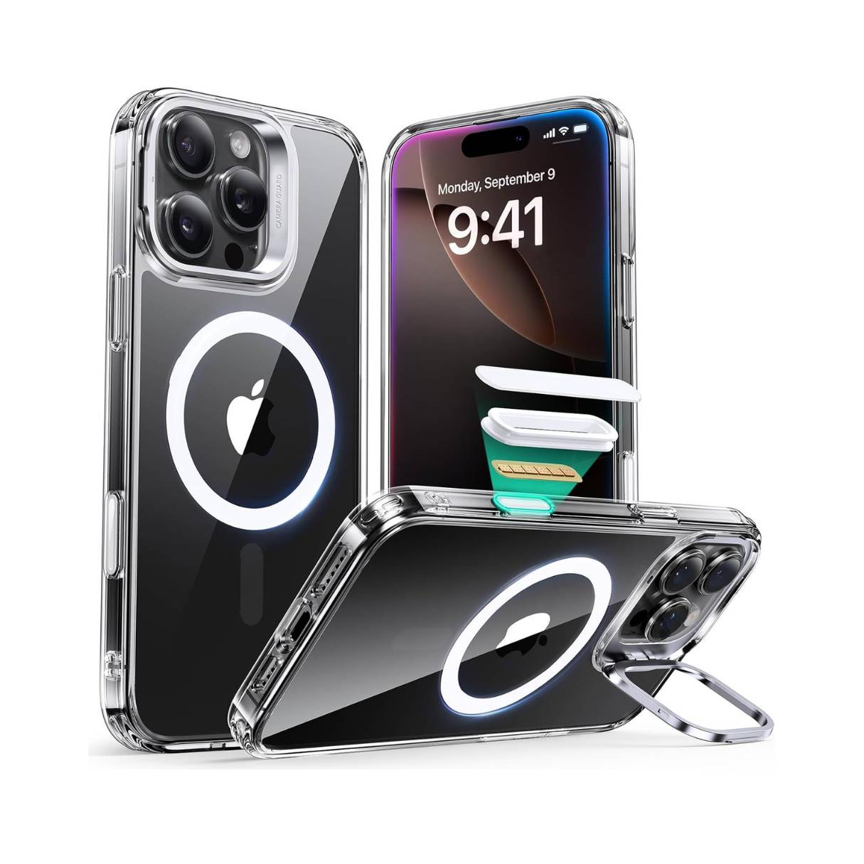 ESR Funda MagSafe Transparente para iPhone 16 Pro