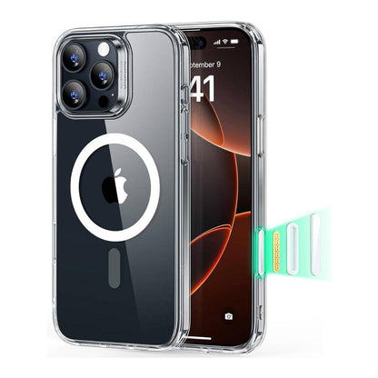Funda ESR para iPhone 16 Pro Max con MagSafe, protección de grado militar 3X, anti amarilleo, transparente