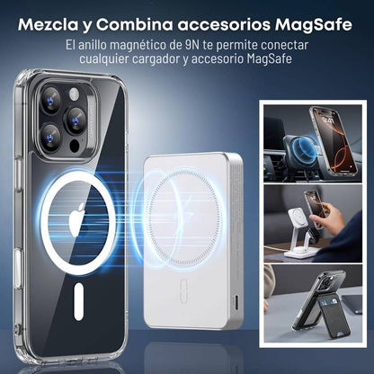 Funda ESR para iPhone 16 Pro Max con MagSafe, protección de grado militar 3X, anti amarilleo, transparente