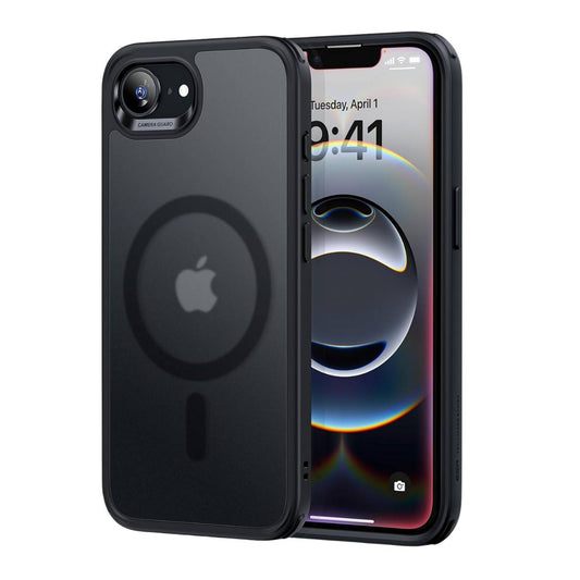 Funda ESR para iPhone 16e con MagSafe, protección de grado militar 3X, cámara de aire para golpes, negro mate