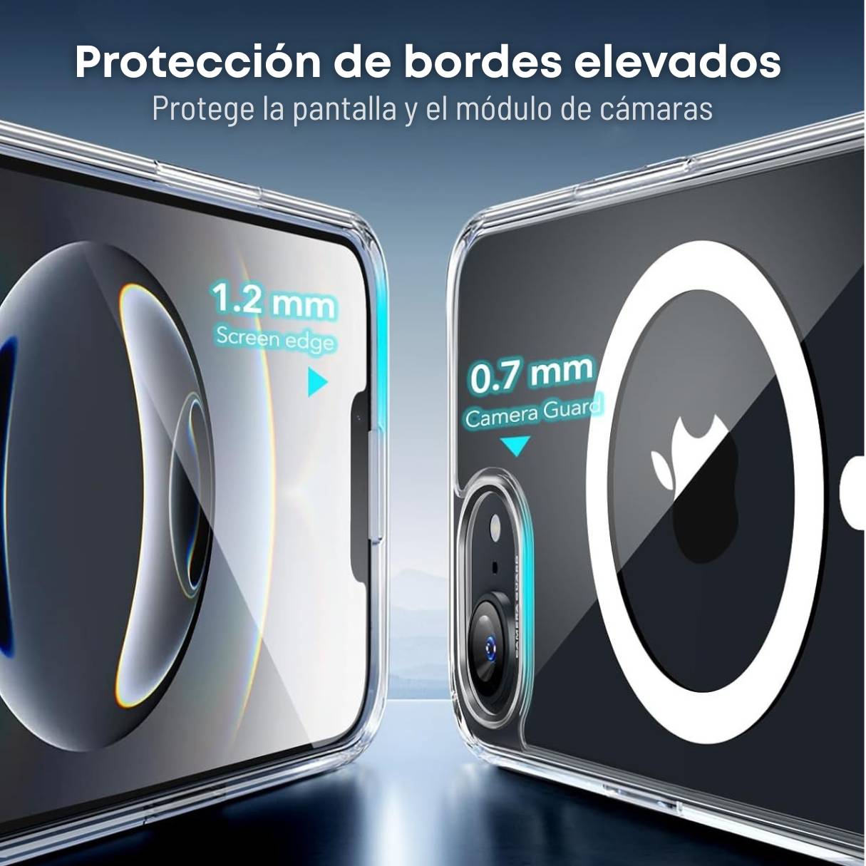 Funda ESR para iPhone 16e con MagSafe, protección de grado militar 3X, funda transparente