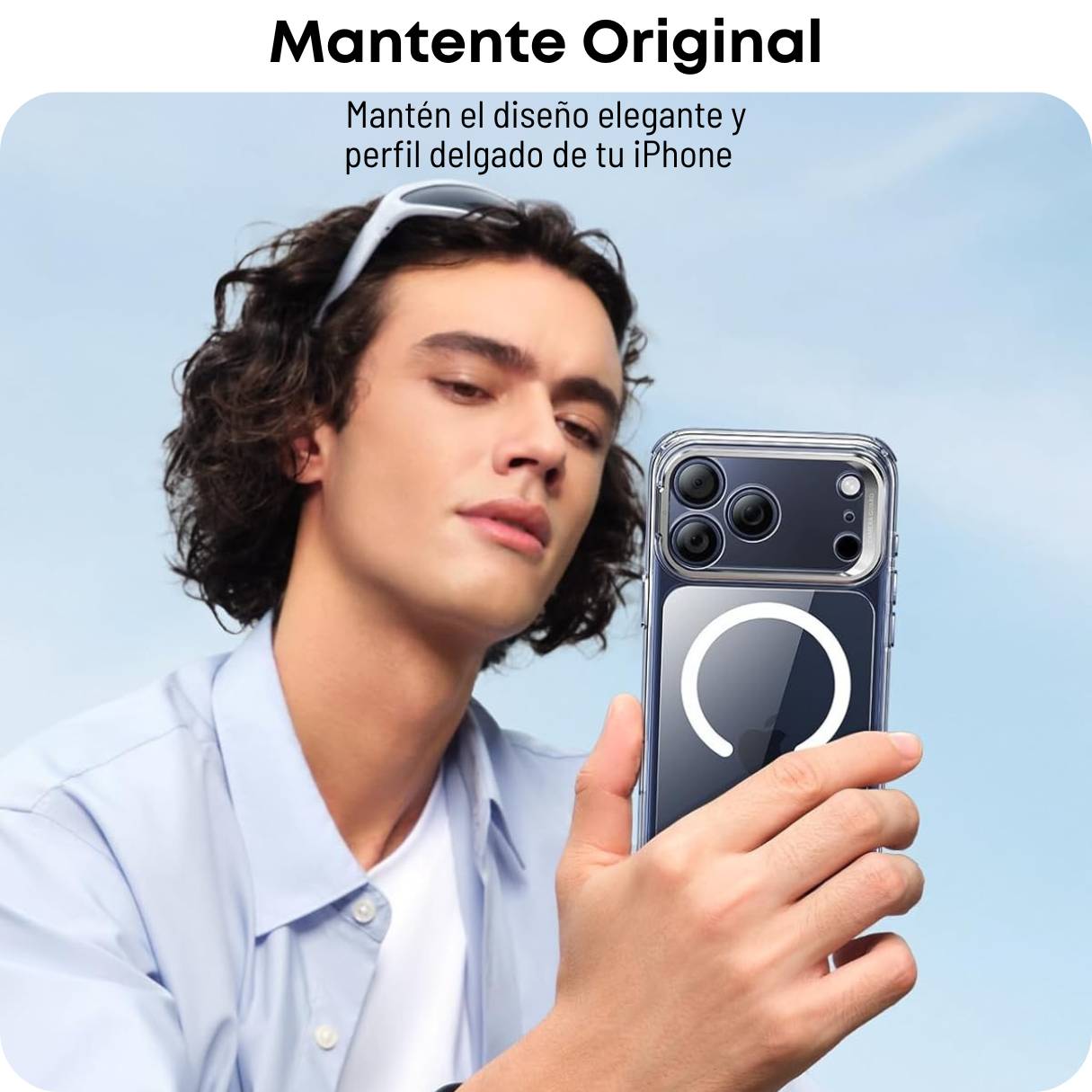 Funda ESR para iPhone 17 Pro Max con MagSafe, protección de grado militar 3X, anti amarilleo, con soporte de anillo de cámara integrado, transparente