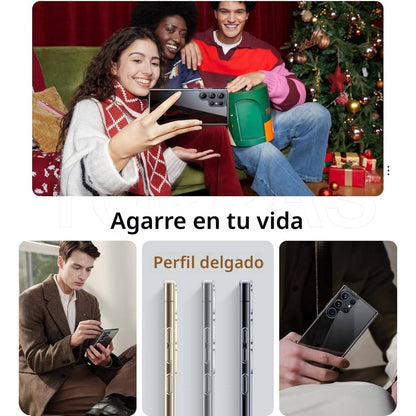 TORRAS Funda para Samsung Galaxy S25 Ultra, protección de grado militar, anti amarilleo, funda delgada transparente
