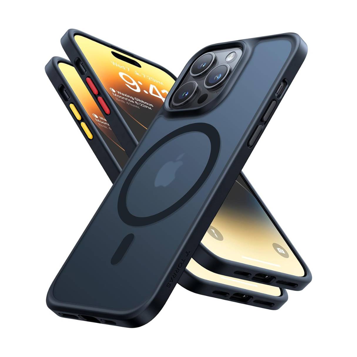 TORRAS Funda MagSafe para iPhone 14 Pro negro mate