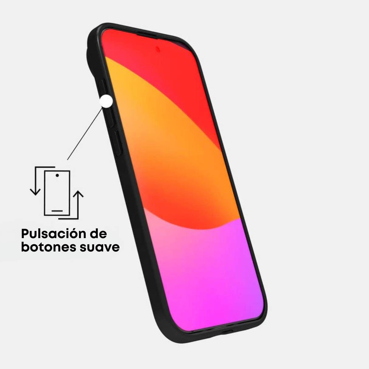 Funda ArtsCase para iPhone 17 Air con MagSafe, protección de grado militar, transparente bordes negros