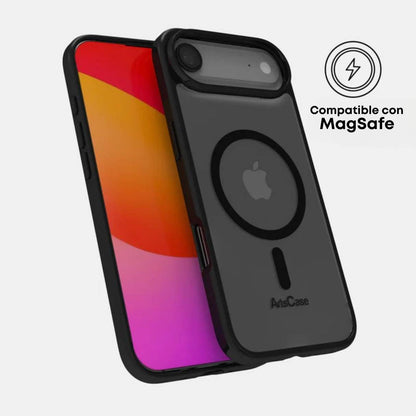Funda ArtsCase para iPhone 17 Air con MagSafe, protección de grado militar, transparente bordes negros