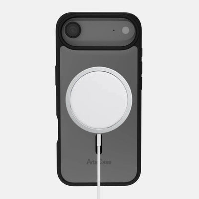 ArtsCase Funda MagSafe Transparente Bordes Negros – iPhone 17 Air