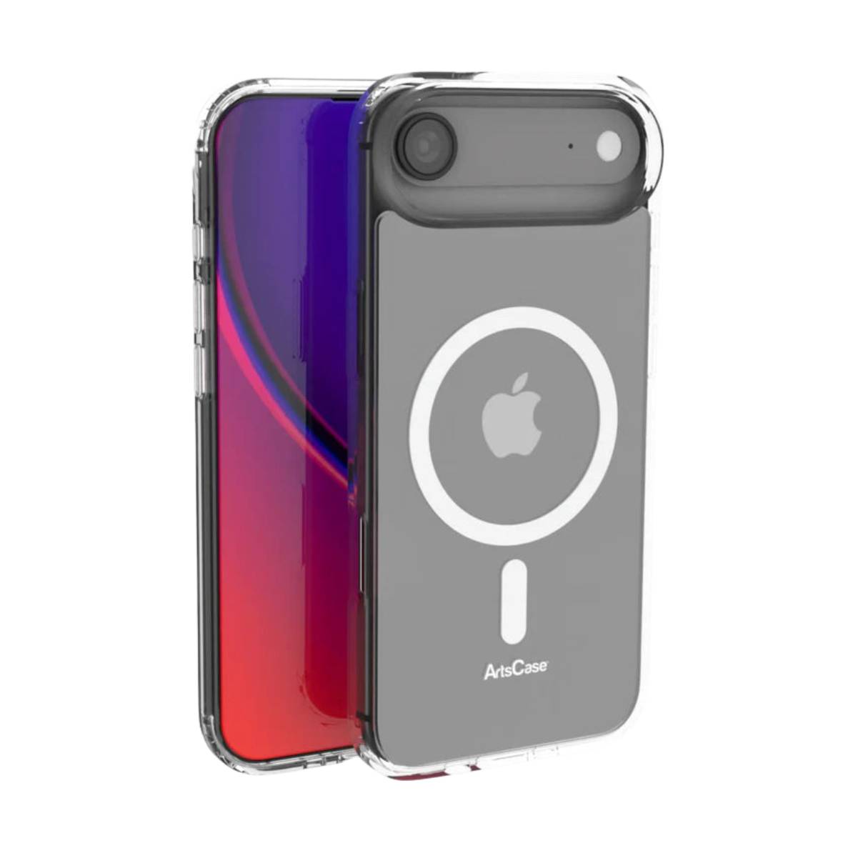 Funda ArtsCase para iPhone 17 Air con MagSafe, protección de grado militar, transparente