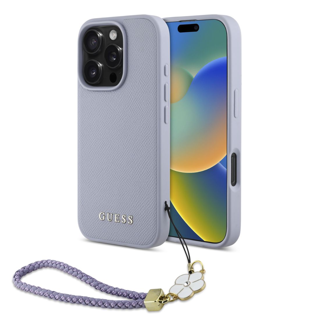 Guess Funda MagSafe lila - iPhone 16 Pro