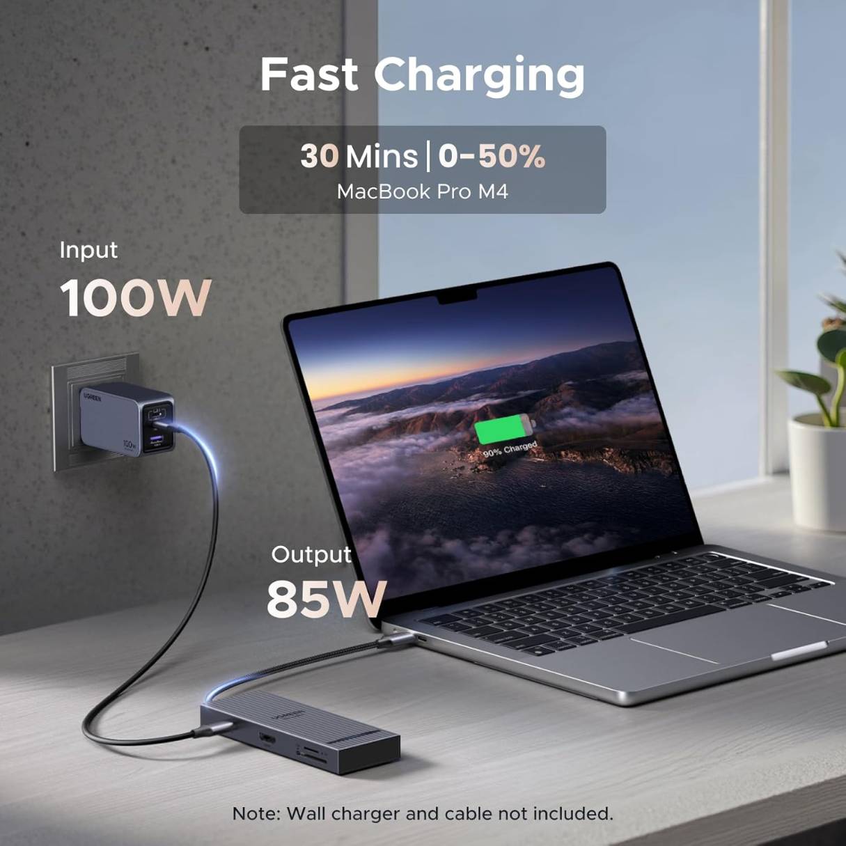 Ugreen Revodok Pro 8 en 1, 4K @60Hz HDMI, carga PD de 100W, puertos de datos USB A, lector de tarjetas SD/TF compatible con Mac M1, M2, M3, M4, Steam Deck y más