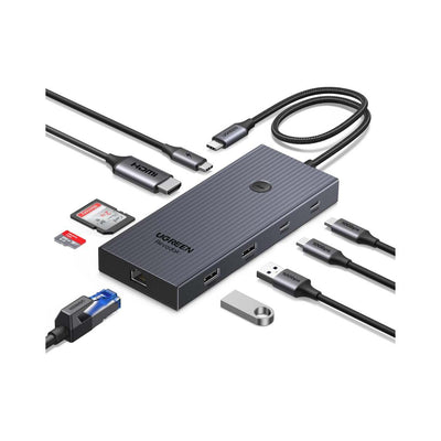 UGREEN Revodok Pro Hub USB-C 9 en 1 4K HDMI 100W PD