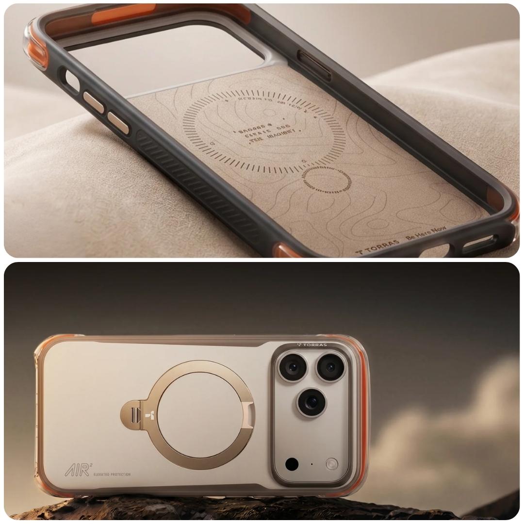 Torras Ostand Q3 Air Pro Estuche para iPhone 17 Pro