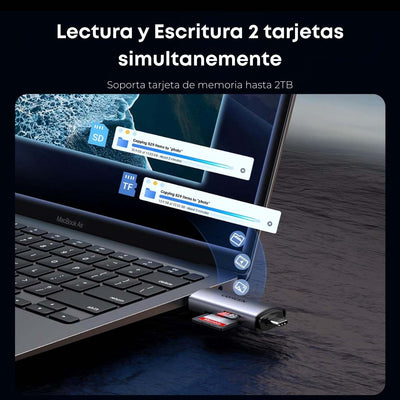 Ugreen Lector de tarjetas SD tipo C USB 3.0 OTG