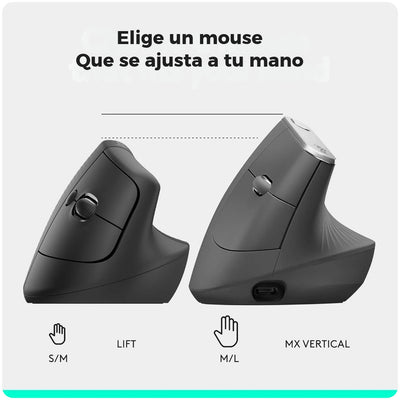 Logitech Mouse Ergonómico Vertical Lift