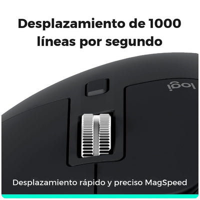 Logitech MX Master 3S Mouse inalámbrico 8K DPI