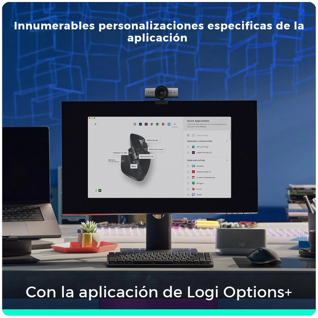 Logitech MX Master 3S Mouse inalámbrico 8K DPI