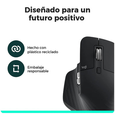 Logitech MX Master 3S Mouse inalámbrico 8K DPI