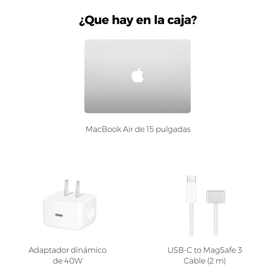 MacBook Air chip M5 con 512Gb de 15” - Silver