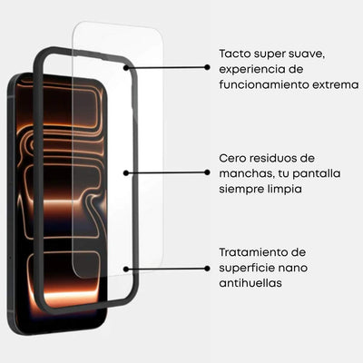 ArtsCase Mica de Vidrio para iPhone 17 Pro – Ultra Clear
