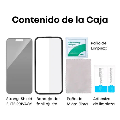 Artscase Mica de Vidrio iPhone 16 Pro Max Strong Shield Elite Privacy